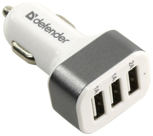 Зарядное устройство автомобильное Defender 4A 3USB UCA-03 83570