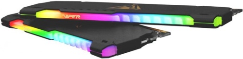 Модуль памяти DDR4 Patriot Memory 32Gb (2x16Gb) PVSR432G360C0K Viper Steel RGB Gaming RTL фото 4