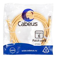 Патчкорд UTP Cabeus PC-UTP-RJ45-Cat.6-5m-YL