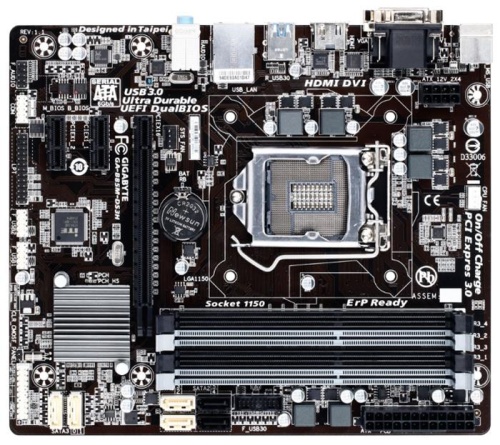 Мат. плата Socket1150 GIGABYTE GA-B85M-DS3H