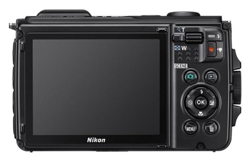 Цифровой фотоаппарат Nikon CoolPix W300 черный VQA070E1 фото 3