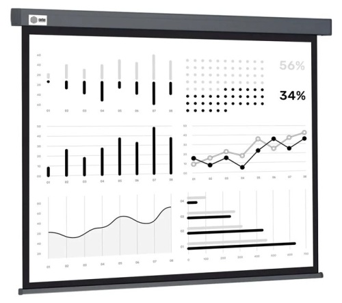 Экран проекционный Cactus Wallscreen CS-PSW-180X180-SG