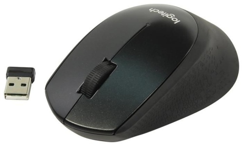 Беспроводная мышь Logitech M330 Silent Plus черный 910-004909