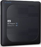 Внешний жесткий диск 2.5 Western Digital 3Tb My Passport Wireless WDBSMT0030BBK