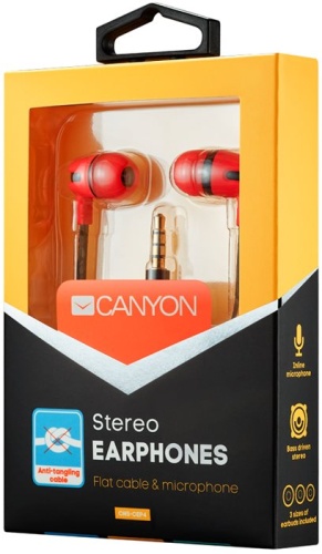 Наушники CANYON CNS-CEP4R фото 3 Наушники CANYON CNS-CEP4R фото 3