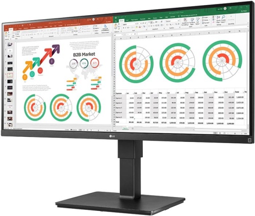 Монитор LG UltraWide 34BN770-B черный фото 2 Монитор LG UltraWide 34BN770-B черный фото 2