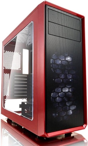 Корпус Miditower Fractal Design Focus G Red, Window