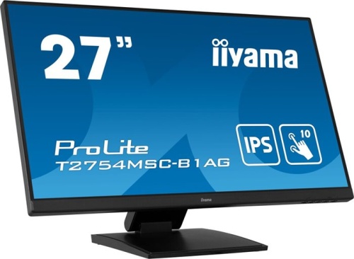 Монитор Iiyama Touch T2754MSC-B1AG черный фото 5