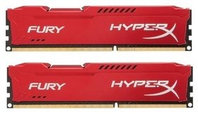 Модуль памяти DDR3 Kingston 2x8ГБ HyperX Fury Red Series HX318C10FRK2/16