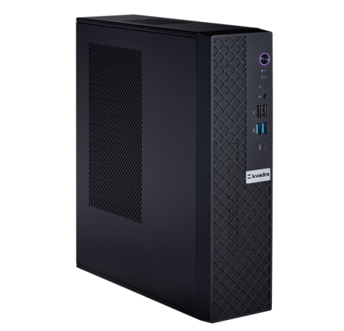 KVADRA TAU SFF, Core i3-13100, 8GB DDR4 3200 (1x8GB), SSD 256Gb, Intel Internal Graphics,WiFi/BT, noDVD, no keyboard , no mouse, Black, noOS, 1Y Wty, МПТ