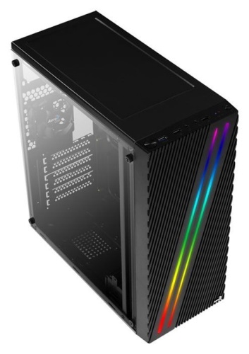 Корпус Miditower Aerocool Streak-A-BK-v1 черный ACCM-PV19012.11 фото 2