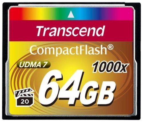 Карта памяти CF Transcend 64 Гб CF1000 TS64GCF1000 Карта памяти CF Transcend 64 Гб CF1000 TS64GCF1000
