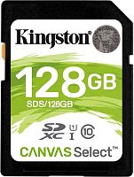 Карта памяти SDXC Kingston 128Gb Canvas Select SDS/128GB