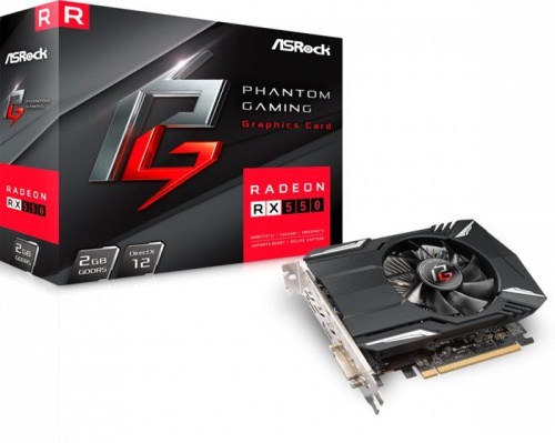 Видеокарта PCI-E ASRock 2048Mb PHANTOM GR RX550 2G PHANTOMGRRX5502G фото 5