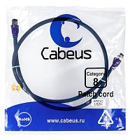 Патчкорд FTP Cabeus PC-SSTP-RJ45-Cat.8-1m-LSZH