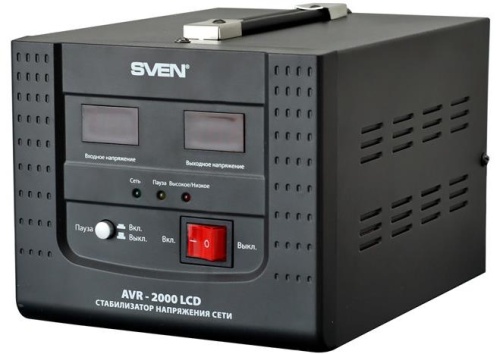 Стабилизатор напряжения Sven AVR-2000 LCD Стабилизатор напряжения Sven AVR-2000 LCD
