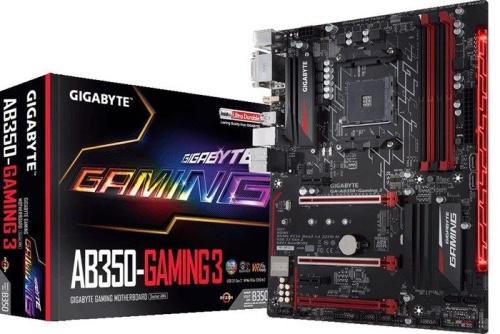 Мат. плата SocketAM4 GIGABYTE GA-AB350-GAMING3 фото 4