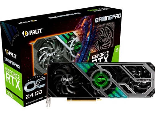 Видеокарта PCI-E Palit 24576Mb PA-RTX3090 GAMINGPRO OC 24G NED3090S19SB-132BA фото 10