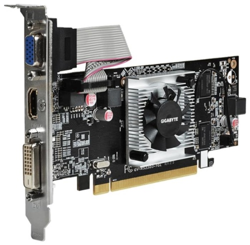 Видеокарта PCI-E GIGABYTE 1024МБ GV-R523D3-1GLV2.0