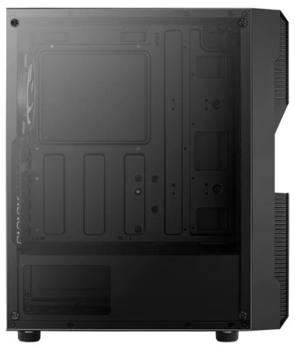 Корпус Miditower Aerocool Flo Saturn FRGB-G-BK-v1 черный FLO FRGB-G-BK-V1 фото 9