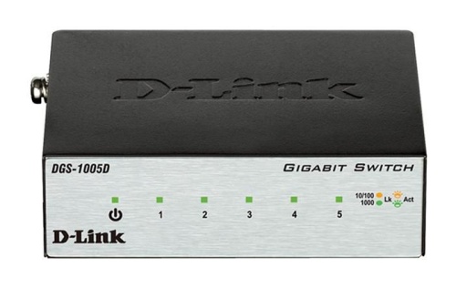 Коммутатор неуправляемый D-Link DGS-1005D/H2B