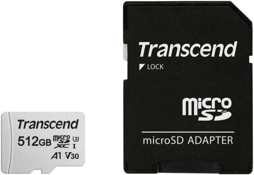 Карта памяти micro SDXC Transcend 512Gb TS512GUSD300S-A