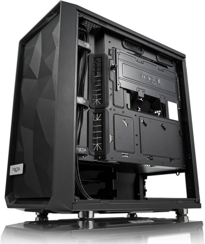 Корпус Minitower Fractal Design Meshify C Mini Dark TG Black фото 4