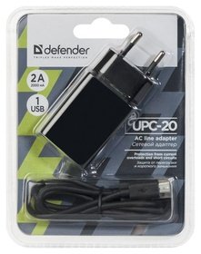   USB Defender Type Wall AC 1USB 5V/2A UPC-20 83539