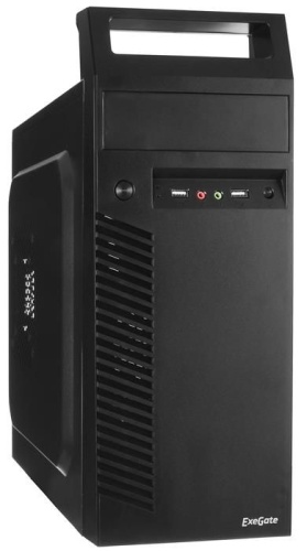 Корпус Minitower EXEGATE QA-406 Black EX261434RUS