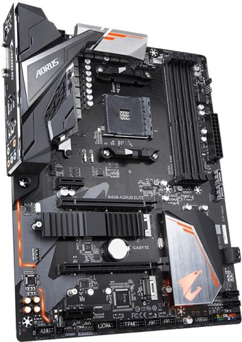 Мат. плата SocketAM4 GIGABYTE B450 AORUS ELITE B450AORUSELITE фото 2