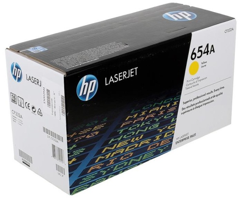 Оригинальный лазерный картридж Hewlett Packard 654A Yellow LaserJet (CF332A)