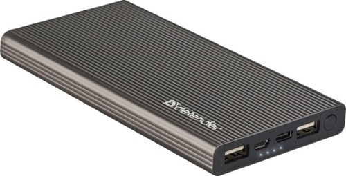 Мобильный аккумулятор Defender 10000MAH 3A EXTRALIFE FAST 83642