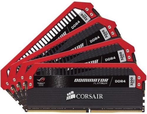 Модуль памяти DDR4 Corsair 32Gb ( 4x8Gb) Dominator Platinum (CMD32GX4M4C3200C16)