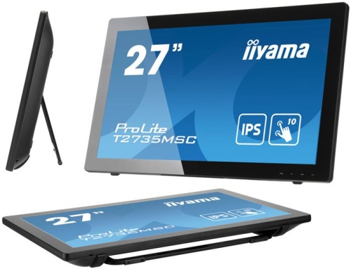 Монитор Iiyama ProLite T2735MSC-B3 черный фото 5