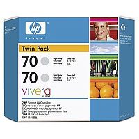 Оригинальный струйный картридж Hewlett Packard 70 Twin Pack CB342A