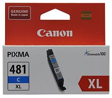 Оригинальный струйный картридж Canon CLI-481XL C 2044C001 голубой