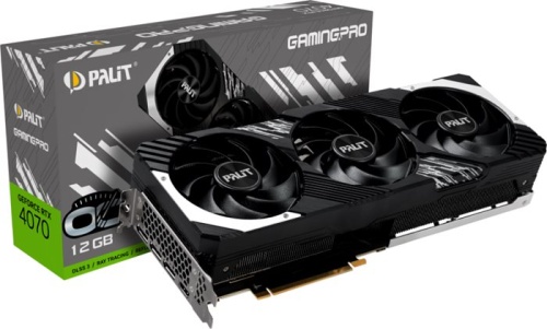 Видеокарта PCI-E Palit RTX4070 GAMINGPRO OC NED4070H19K9-1043A фото 9