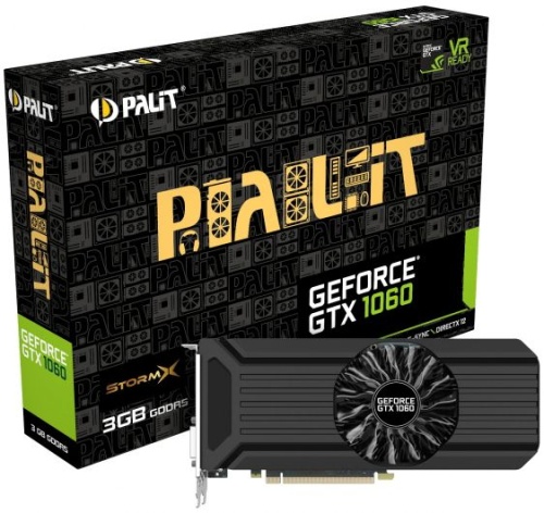 Видеокарта PCI-E Palit 3072Mb PA-GTX1060 STORMX 3G NE51060015F9-1061F BULK фото 5