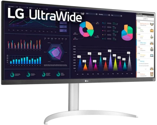 Монитор LG 34WQ65X-W белый фото 2