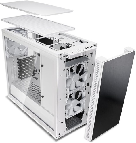 Корпус Miditower Fractal Design Define R6 USB-C TG White фото 5