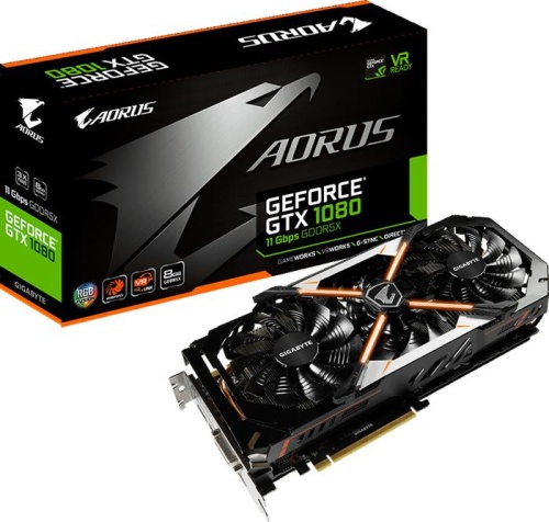 Видеокарта PCI-E GIGABYTE 8192Mb GV-N1080AORUS-8GD фото 7