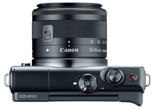 Цифровой фотоаппарат Canon EOS M100 черный 2209C012 фото 2