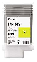 Оригинальный струйный картридж Canon PFI-102Y (желтый) 0898B002