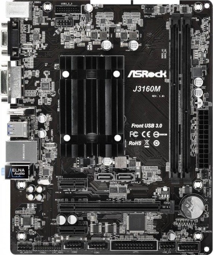 Мат. плата с CPU ASRock J3160M