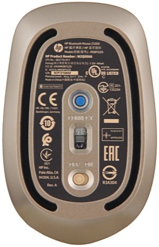 Беспроводная мышь Hewlett Packard Z5000 черный gold BT W2Q00AA фото 4 Беспроводная мышь Hewlett Packard Z5000 черный gold BT W2Q00AA фото 4