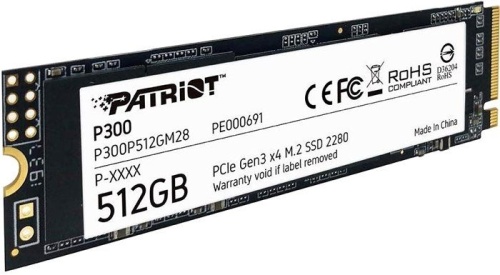 Накопитель SSD M.2 Patriot Memory 512Gb P300P512GM28 P300