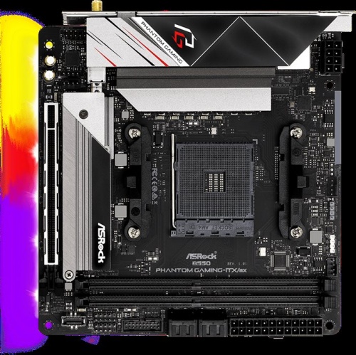 Мат. плата SocketAM4 ASRock B550 PHANTOM GAMING-ITX/AX