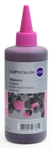Чернила совместимые Cactus CS-EPT6736-250 светло-пурпурный Чернила совместимые Cactus CS-EPT6736-250 светло-пурпурный