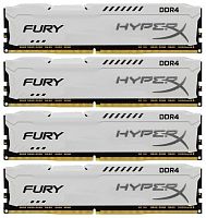 Модуль памяти DDR4 Kingston 64GB Kit (4x16GB) HyperX FURY White HX424C15FWK4/64