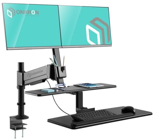 Кронштейн для монитора ONKRON W4GD чёрная